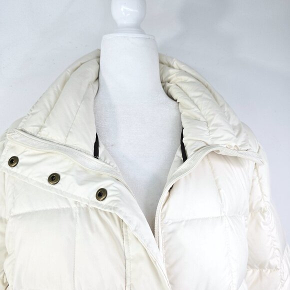 Ralph Lauren Off White Down Puffer Parka Coat Jacket - Picture 6 of 11